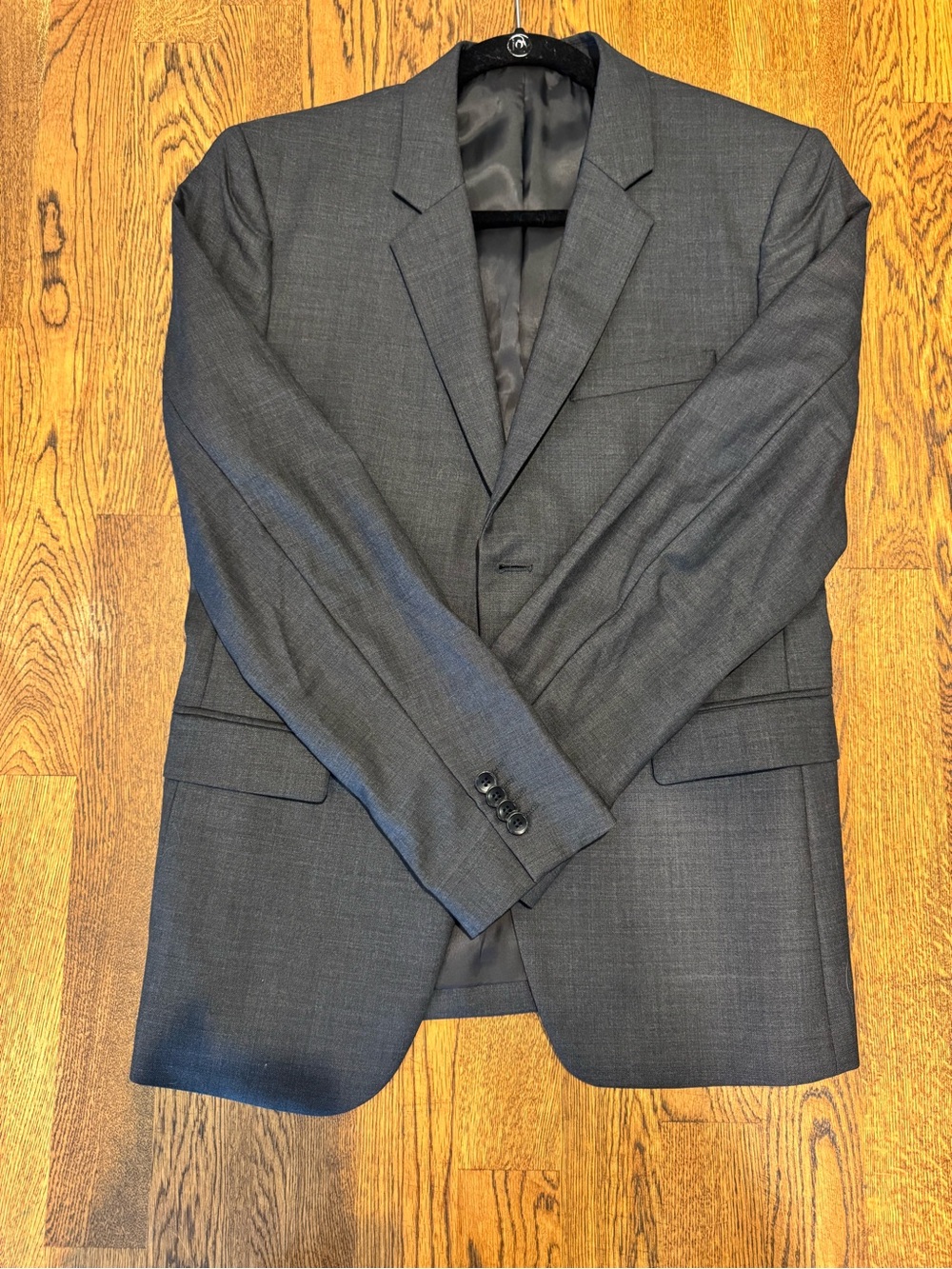 Theory Men's Tailored Gray Two-Button Blazer/Suit Jacket